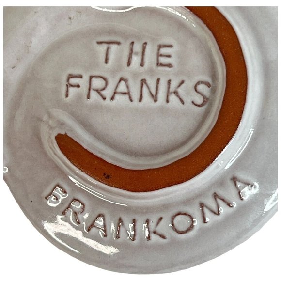 1973 Frankoma Pottery Christmas Card White Sand Glaze Spiral To Heaven The Frank - Picture 3 of 4